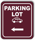 PARKING LOT DIRECTIONAL ARROW TRAIL 8 Variations Metal Aluminum composite sign