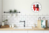 Bouviers Des Flandre Park Cute Puppy Dog kitchen living room Wall Clock