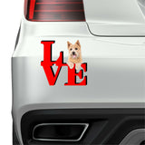 Norwich Terrier Love Park Cute Dog Fridge Refrigerator Car Magnet