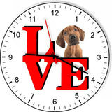 Rhodesian Ridgeback Cute Puppy Dog kitchen living room Wall Clock