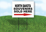 NORTH DAKOTA SOUVENIRS SOLD HERE RIGHT ARROW Yard Sign w Stand LAWN  SIGN Single