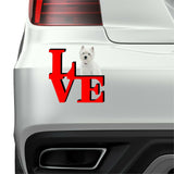 West Highland Terrier Cute Dog Fridge Refrigerator Car Magnet