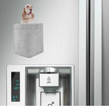 English Setter Dog in pocket Fridge Car Magnet Bumper Sticker App size 4"x7"