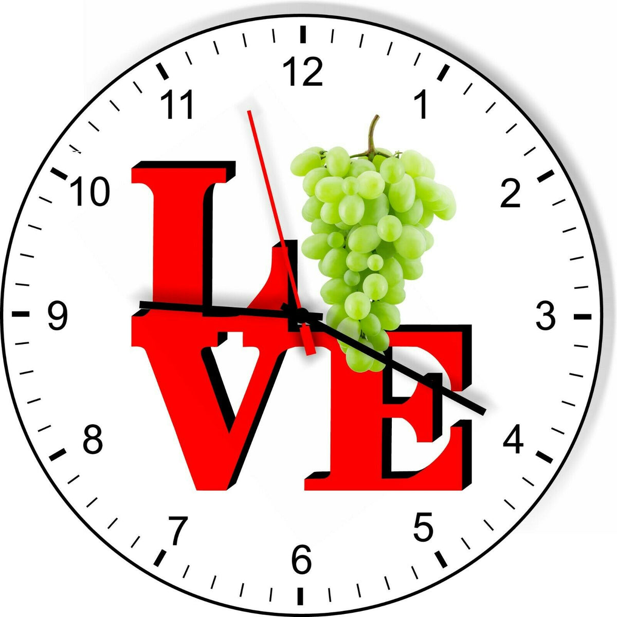 I Love Fried Chicken Love Park Funny Kitchen Living room Wall Clock