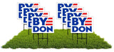 set of 8 Byedon 2020 for president Joe Biden large Yard Sign ROAD SIGN w stands