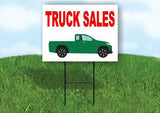 TRUCK SALES Plastic Yard Sign ROAD SIGN with Stand