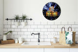Best Tibetan Terrier Dog Galaxy Wars Space Star Kitchen Livingroom Wall Clock