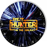 Best Hunter in the Star Galaxy Wars Space Kitchen Living room Wall Clock
