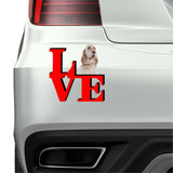 English Setter  Dog Love Park Dog Fridge Refrigerator Car Magnet