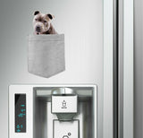 Staffordshire Terrier in pocket Fridge Car Magnet Bumper Sticker App size 4"x7"