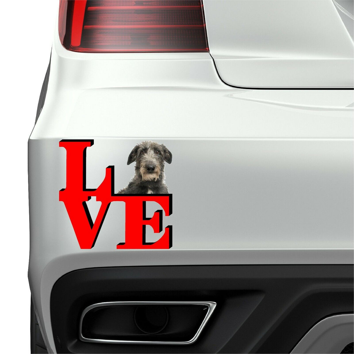 Scottish Deerhound Cute Dog Fridge Refrigerator Car Magnet