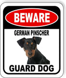 BEWARE GERMAN PINSCHER GUARD DOG Metal Aluminum Composite Sign