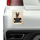 Belgian Malinoi Mugshot Bad Dog Fridge refrigerator Car Magnet