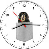 Tibetan Mastiff In Your Pocket Dog kitchen living room Wall Clock