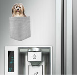Havanese Dog in pocket Fridge Car Magnet Bumper Sticker App size 4"x7"