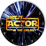 Best Actor in The Star Galaxy Wars Space Kitchen Living room Wall Clock