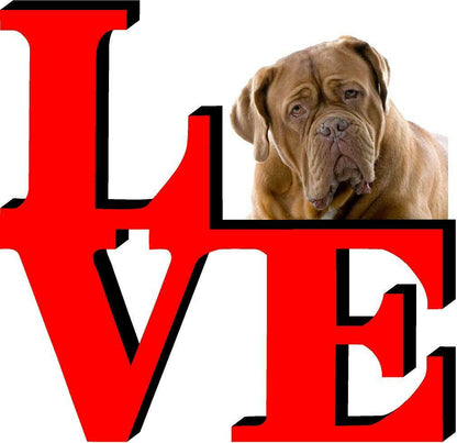 Bull Mastiff Dog Love Park Cute Dog Fridge Refrigerator Car Magnet