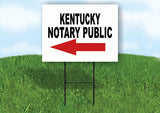KENTUCKY _NOTARY PUBLIC Yard Sign w Stand LAWN SIGN Single