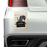 Kerry Blue Terrier Mugshot Bad Dog Fridge refrigerator Car Magnet