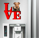 Airedale Terrier Love Park Cute Dog Fridge Refrigerator Car Magnet