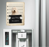 Old English Sheepdog Mugshot Bad Dog Fridge refrigerator Car Magnet
