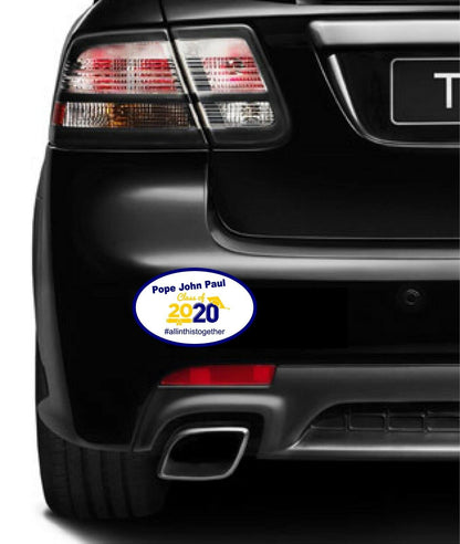 Pope John Paul Class of 2020 Graduation Car magnet Magnetic Bumper Sticker