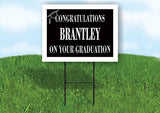 BRANTLEY CONGRATULATIONS GRADUATE 18 in x 24 in Yard Sign Road Sign with Stand