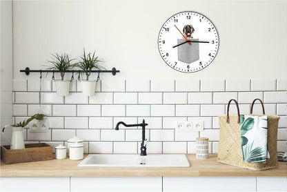 Mastiff In Your Pocket Dog kitchen living room Wall Clock