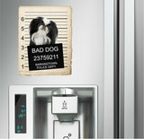 Japanese Chin Mugshot Bad Dog Fridge refrigerator Car Magnet
