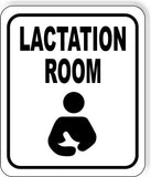 LACTATION ROOM BLACK Metal Aluminum composite sign