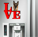 Belgian Malinoi Love Park Cute Dog Fridge Refrigerator Car Magnet