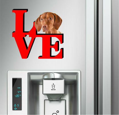 Visla Cute Dog Fridge Refrigerator Car Magnet
