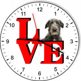Scottish Deerhound Cute Puppy Dog kitchen living room Wall Clock