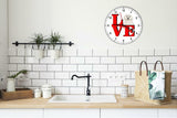 Bichon Frises Park Cute Puppy Dog kitchen living room Wall Clock