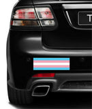 Set of 4 prank magnetic bumper stickers magnets transgender FLAG PRIDE LOVE WINS