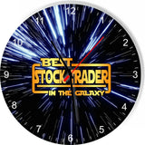 Best Stock Trader in the Star Galaxy Space Kitchen Living room Wall Clock