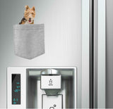 Fox Terrier Dog in pocket Fridge Car Magnet Bumper Sticker App size 4"x7"