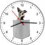 Australian Cattle Dog In Your Pocket Puppy Dog kitchen living room Wall Clock