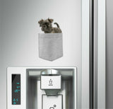 Affenpinscher Dog in pocket Fridge Car Magnet Bumper Sticker App size 4"x7"