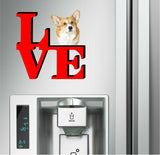 Corgi Dog Love Park Dog Fridge Refrigerator Car Magnet