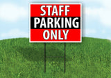 NOTICE TEACHER PARKING ONLY Yard Sign Road with Stand LAWN SIGN