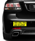 Set of 4 prank magnetic bumper stickers magnets funny hilarious I love gay porn
