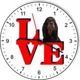 Gordon Setter Cute Puppy Dog kitchen living room Wall Clock