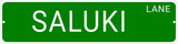 SALUKI LANE 24"x6 ALUM COMPOSITE SIGN