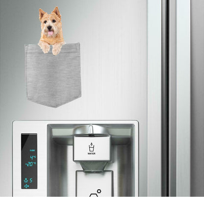 Norwich Terrier Dog in pocket Fridge Car Magnet Bumper Sticker App size 4"x7"