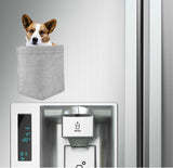 Cardigan Welsh Corgi in pocket Fridge Car Magnet Bumper Sticker App size 4"x7"