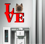 Cairn Terrier Dog Love Park Cute Dog Fridge Refrigerator Car Magnet