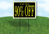 UP TO 90% OFF BLACK YELLOW Yard Sign Road with Stand LAWN SIGN