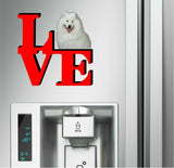 Samoyed Cute Dog Fridge Refrigerator Car Magnet