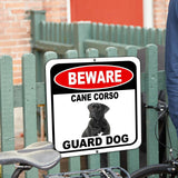 BEWARE CANE CORSO GUARD DOG Metal Aluminum Composite Sign